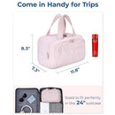 ASgrove Large Travel Waterproof Makeup Bag for Women