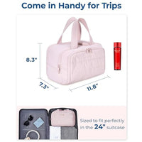 ASgrove Large Travel Waterproof Makeup Bag for Women
