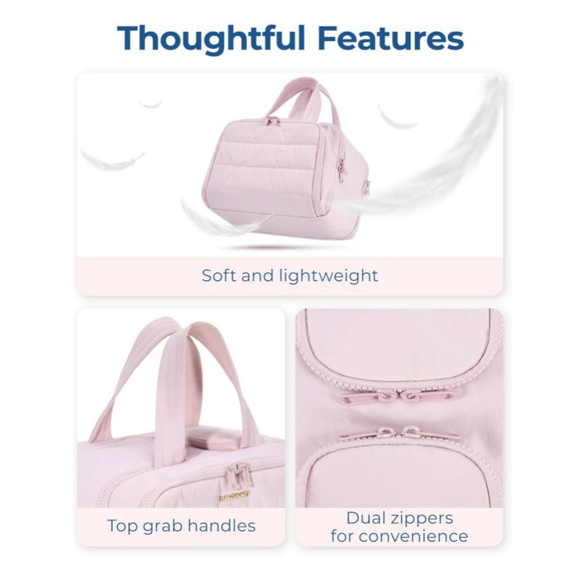 ASgrove Large Travel Waterproof Makeup Bag for Women