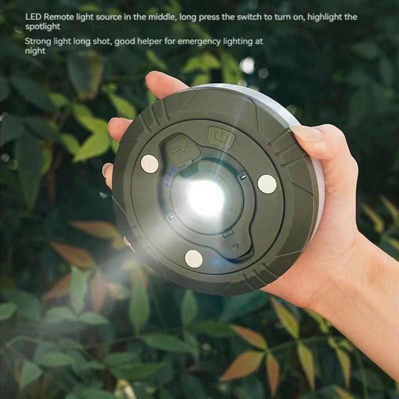 ASgrove 4-in-1 Solar Camping Waterproof String Lights
