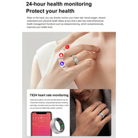 ASgrove Smart Fitness Ring 2025 – Ultra-Slim Gesture Control Health Tracker for Men & Women
