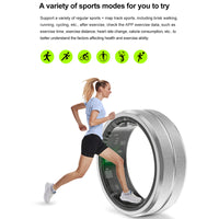 ASgrove Smart Fitness Ring 2025 – Ultra-Slim Gesture Control Health Tracker for Men & Women