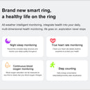 ASgrove Smart Fitness Ring 2025 – Ultra-Slim Gesture Control Health Tracker for Men & Women