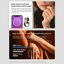 ASgrove Smart Fitness Ring 2025 – Ultra-Slim Gesture Control Health Tracker for Men & Women