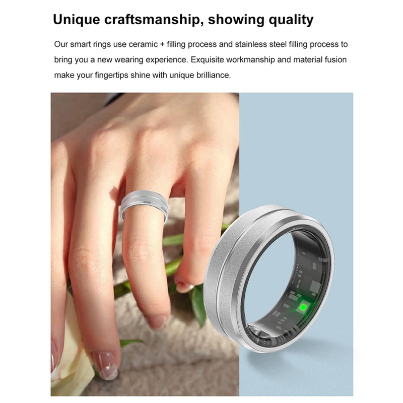 ASgrove Smart Fitness Ring 2025 – Ultra-Slim Gesture Control Health Tracker for Men & Women