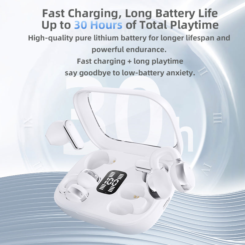 ASgrove Dual-Style Couple Bluetooth Earbuds