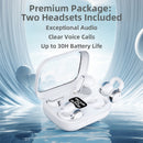 ASgrove Dual-Style Couple Bluetooth Earbuds