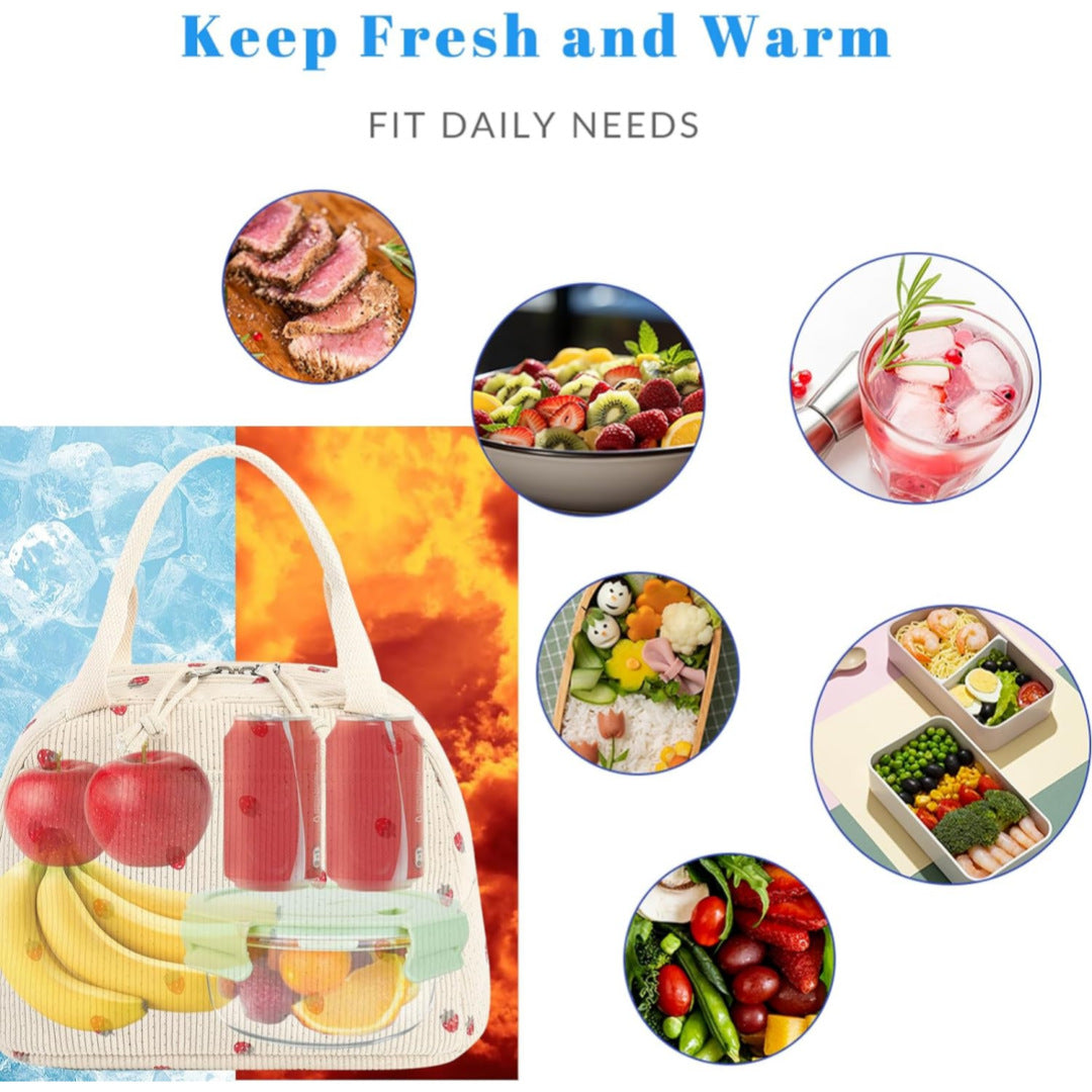 ASgrove Expandable Insulated Lunch Bag for Men & Women