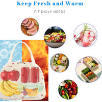 ASgrove Expandable Insulated Lunch Bag for Men & Women