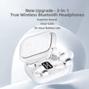 ASgrove Dual-Style Couple Bluetooth Earbuds